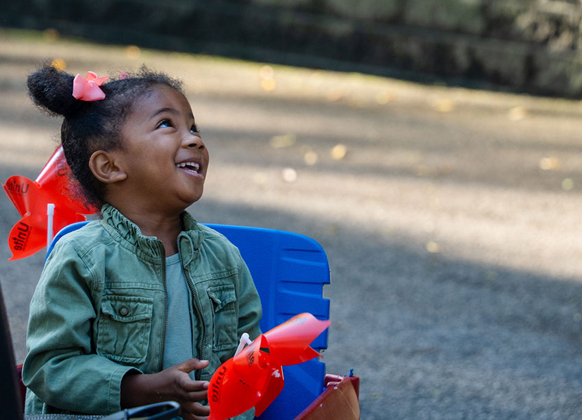 child smiling